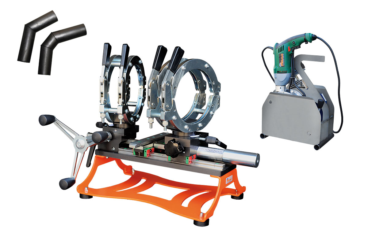 Ritmo GAMMA 160 mechanikus tompahegesztő gép teljes befogósorozattal 40-160