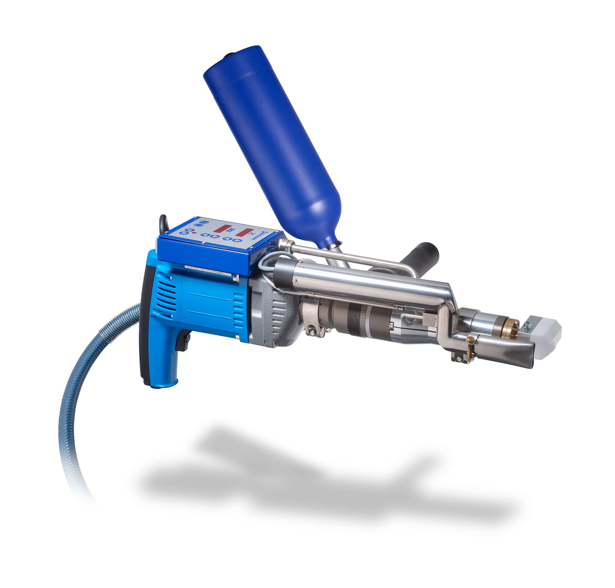 Wegener EXWELD gamma3 EC P külső levegőellátású extruder 230V/400V massza: 5,6-6,2kg PE, PP, pellet