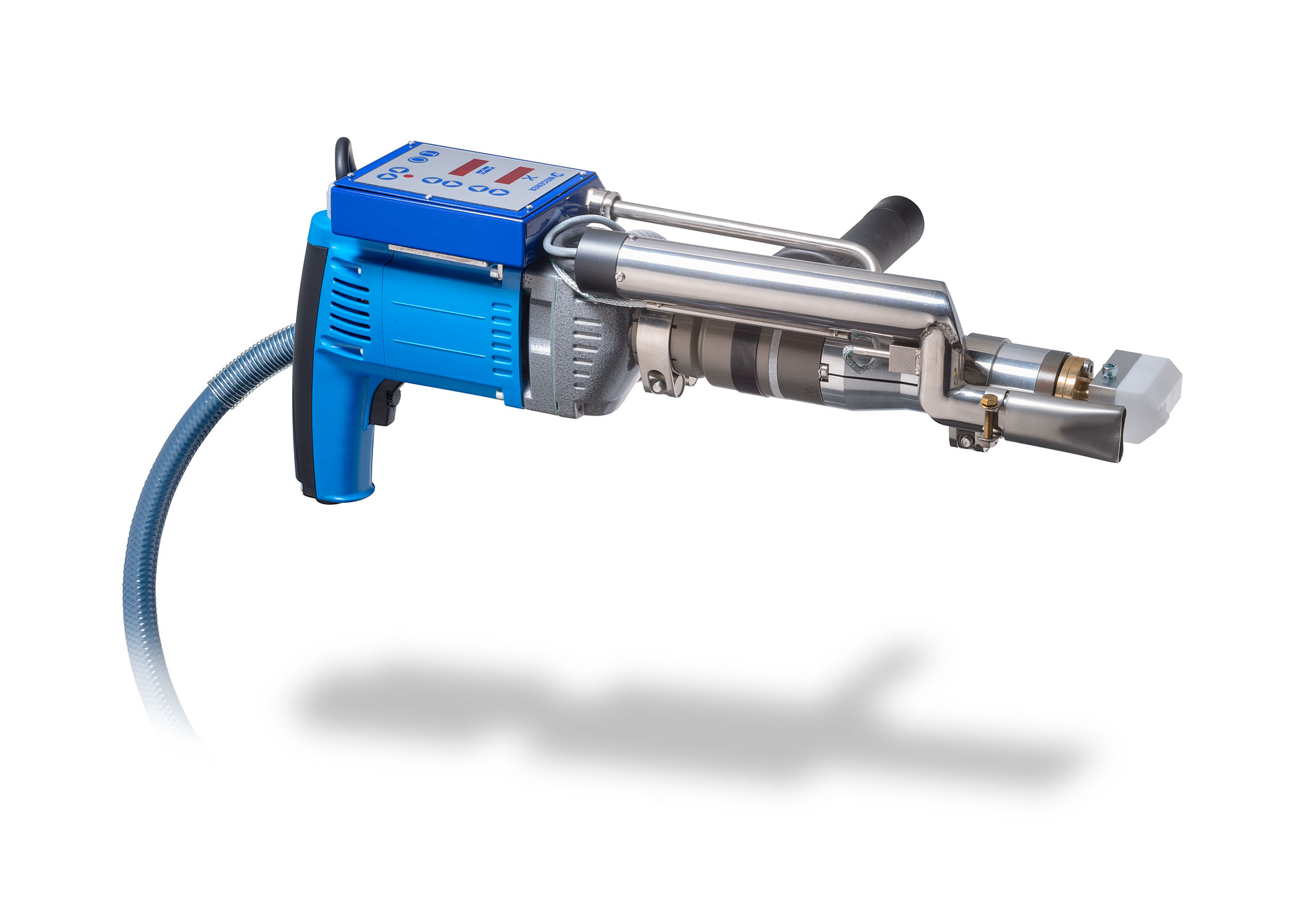 Wegener EXWELD alpha3 EC PVC külső levegőellátású extruder 230V massza: 2,4-2,8kg PE, PP, PVC